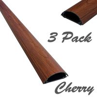 ChordSavers WallSaver Cord Cover - 3 Pieces - Color: Cherry
