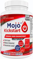MOJO™ Kickstart - Nootropic Brain Support Supplement | Memory, Focus, Clarity and Concentration Support | Alpha GPC | Huperzine A | Ginkgo Biloba | Bacopa | Ginseng + Money Back Guarantee