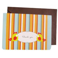 UFF Thank You Note Card - Rooster (1 Card + 1 Envelope + 1 Sticker) | Rungtong & Co. Stationery Line