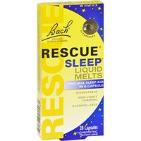 2Pack! Bach Flower Remedies Rescue Sleep Liquid Melts - 28 Capsules