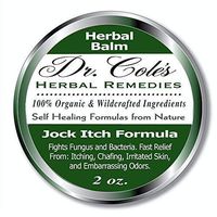 Dr. Cole's Organic Jock Itch Treatment – Anti-Fungal Ointment, Kills Fungus & Ringworm – Relieves Itching & Eliminates Fowl Groin Odor Naturally – Easy to Apply – Safe for The Whole Family
