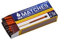 UCO Stormproof Matches, Waterproof and Windproof with 15 Second Burn Time - 25 Matches