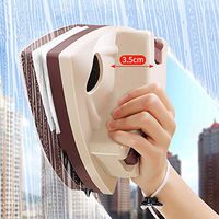 Double-Sided Window Cleaner, Glass Wiper, Magnetic Cleaning Tools, 8-Files Adjustable Magnetic, Send 104 Accessories, Anti-Pinch, for High-Rise Double Glazed Windows Thickness 0.2"-1"(5-25mm)