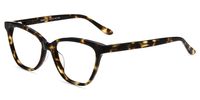 Firmoo Blue Light Blocking Glasses Vintage Cat Eye Computer Reading Eyeglasses with Magnification(Leopard, 1.00)