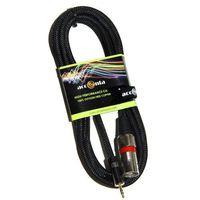 Accenta ACC-2920 Braided Cable with 3.5mm Stereo Plug to XLR, 20'