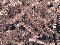 Cocoa Crinkle Paper Shred for Packaging Gift Box/Basket Filler 2 Ounce Bag