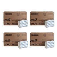 Genuine Joe GJO21100 Multifold Towels, 9.5" x 9.10", pack of 16 - (4 Pack)