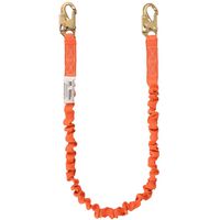 WELKFORDER 6-foot Internal Shock Absorbing Safety Lanyard with Double Forging Snap Hook Connectors ANSI Z359.13-2013 Compliant Fall Protection Equipment (1 Pack)