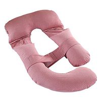 XMGJV U-Shaped Pillow - -U-Shaped Pillow Pregnant Women Lumbar Pillow Multi-Function Pillow Washable, Multi-Purpose Classroom, Bedroom, Study, Office Lunch Break U-Shaped Pillow Head (Size 180 X 85cm