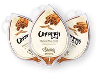 Cinnamon Bark All Natural Soy Wax Melts 3 Pack - 3 Highly Scented 3 Oz. Bars - Made with Responsibly Sourced Soy and Essential Fragrance Oils - Phthalate & Paraffin Free, Vegan, Non-Toxic
