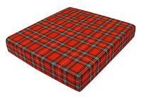 DMI Hypoallergenic Natural Pincore Latex Foam Comfort Seat Cushion Support for Chairs and Wheelchairs, 18 x 16 x 4 inches, Plaid