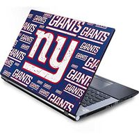 Skinit Decal Laptop Skin for Generic 17in Laptop (15.2in X 9.9in) - Officially Licensed NFL New York Giants Blast Design