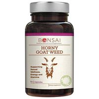 Horny Goat Weed by Bonsai Naturals – 60 Capsules – Natural Performance & Stamina Enhancement Supplement – Boost & Balance Hormone Levels – Increase Energy, Lean Muscle Mass & Endurance