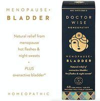 Menopause Natural Homeopathic Relief of Overactive Bladder, Hot Flashes and Night Sweats, Doctor Wise Menopause Bladder by Hyland's, 68 Quick Dissolving Tablets