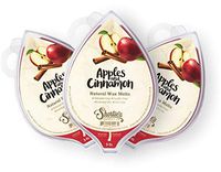 Apples & Cinnamon All Natural Soy Wax Melts 3 Pack - 3 Highly Scented 3 Oz. Bars - Made with Responsibly Sourced Soy and Essential Fragrance Oils - Phthalate & Paraffin Free, Vegan, Non-Toxic