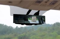 YRD TECH Universal Large Vision Car Proof Mirror Outlook Interior Car Wide Angle Interior Rearview Mirror