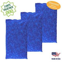 Nature Creation Set of 3 Microwave Heating Pad | Heating Pack for Cramps, Arthritis, Joints Pain, Soring Muscles & Aching Feet | Reusable Microwave Hot Pack for Pain Relief (Unscented Blue Marble)