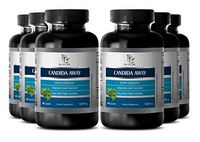 Yeast Reduction - Candida Away Extra Strength - Digestive Support - 6 Bottles 360 Capsules