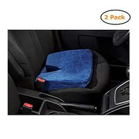 Coccyx Wedge Velour Cover Memory Foam Navy - Size -18X13X3 - Pack of 2