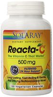 Solaray Reacta-C with Bioflav Capsules, 500 mg, 120 Count