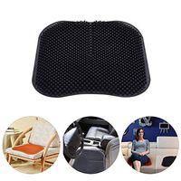 Silicone Seat Cushion, Breathable Massage Unique 3D Pillar Designï¼Œ Premium All Gel Orthopedic Seat Cushion Pad for Car, Office Chair, Wheelchair, Or Home