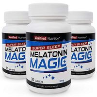 Hospital Grade Melatonin. Super Pure. Super Strong. Super Effective 3 mg - 3 Month Supply