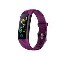 BINSSAW 2019 Smart Sport Watch Pedometer Heart Rate Monitor Blood Oxygen Fitness Tracker Smart Wristband Sport Watch Swim Waterproof (Purple)
