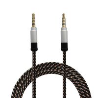 JonerytimeNew 3.5mm Male to Male Car Aux Auxiliary Cord Stereo Audio Cable (Black)