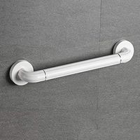 LLF Bath Grab Bar with Anti-Slip Grip, Sturdy Stainless Steel Shower Safety Handle for Bathtub,Toilet, Bathroom,Kitchen,Stairway Handrail,Come with Mounted Screws (Color : White, Size : 68.2cm)