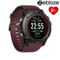 Zeblaze Vibe 3 ECG Smart Watch, IP67 Waterproof 4.0 Bluetooth Sport Fitness Tracker, 1.22" Color Touch Screen, Activity Tracking Multi-sensors Mobile Alerts Pedometer Sleep Monitor Smartwatch(Red)