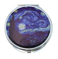 Value Arts Vincent Van Gogh Starry Night Pill Box, 3 Compartments, 2.8 Inches Round
