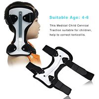 Child Cervical Neck Traction Tool Neck Support Brace Neck Corrector for 4-6 Ages
