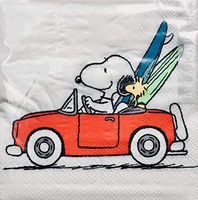 Graphique Beverage Napkins"Snoopy & Woodstock" 40 Count