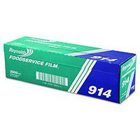 Reynolds Wrap 914 PVC Film Roll w/Cutter Box, 18" x 2000ft, Clear