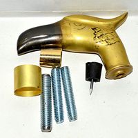 Antique Brass Style Walking Stick Cane Vintage Eagle Head Handle