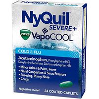 NyQuil Severe Cold & Flu Caplets - 24 Count [Health and Beauty]