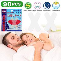 Mouth Tape for Sleeping, Anti Snore Sleep Strips for Better Nose Breathing, Anti Snoring Mouth Strips Anti Snoring Devices for Men Women Nasal Breathing Close Mouth Snoring Reduction Relief Snorers