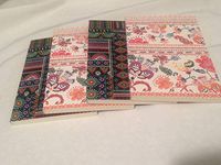 BookBound Journals Assorted Designs with Free Pencil Set (4 Pack)