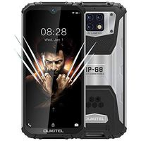 Rugged Phone(2020) WP6, IP68 Outdoor Mobile Phone Unlocked W/ 10000mAh Battery (18W Fast Charge), 48MP Quad Camera, Helio P70 6GB+128GB, 6.3 inch FHD+ Gorilla Glass, Dual SIM GPS WiFi (Black)