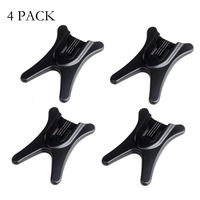 Upgraded 4 Pack Camera Flash Stand Speedlight Hot Shoe Mount Stand, with 1/4" Metal Tripod Thread for Speedlite Canon Nikon Sigma Olympus Panasonic Pentax