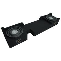 Compatible with 2004-2008 Ford F-150 Super Crew Truck Harmony F104 Dual 10" Sub Box Enclosure