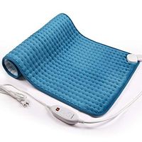 iTeknic Heating Pad for Back Pain and Cramps Relief -Extra Large [33"x17"], Auto Shut Off - Electric Fast Heat Pad with 6 Heat Settings Moist & Dry Heat Therapy Options - Hot Heated Pad