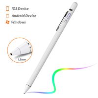 Stylus Pen for iPad, Digital Pencil Smooth Precision Capacitive Pen Ultra Fine Point, Magnetism Cover Cap, Universal for iPhone/iPad Pro/Mini/Air/Android/Microsoft/Surface and Other Touch Screens