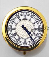 BlackKey London Big Ben Tower 3-Compartment Decorative Pocket Gift Box Case Organizer for Pill, Color 2 -315