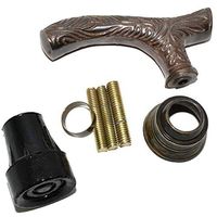 Eve.Store Antique Victorian Handle Wooden Vintage Style Walking Stick Cane Designer