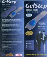 GelStep Thin Dress Insole with Ball-of-Foot Pad - Large