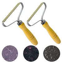 Portable Lint Remover for Wood Clothes Lint Shaver for Cashmere, Lint Ball Roller Reusable Copper Lint Brushes for Fuzz Removing