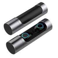 Trigle Waterproof Sports Bluetooth Headset Wireless Bluetooth 5.0 Sports Headset Waterproof and Long-Lasting Bass Headset (Gray)