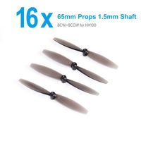 BETAFPV 16pcs 65mm 2-Blade Props with 1.5mm Shaft Propellers for Toothpick Carbon Fiber Micro FPV Racing Drone Like HX100 Whoop