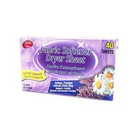 Fabric Softener Dryer Sheet- Lavender Chamomile (40 Sheets) by Pure Kleen